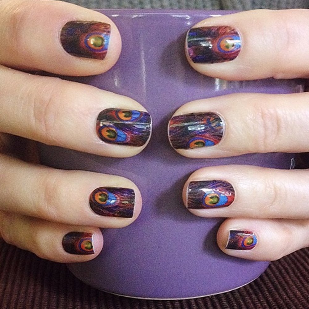 JAMBERRY New Bird on Fire Nail Wraps